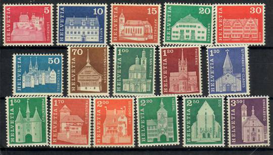 SWITZERLAND 1964 Definitives. Set of 16. - 23313 - UHM