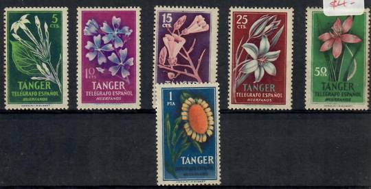 TANGIER Telegraph stamps. Set of 6. - 23351 - Mint