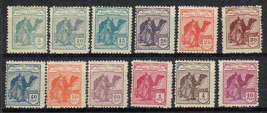 SPANISH SAHARA 1924 Definitives. Set of 12. - 23355 - LHM