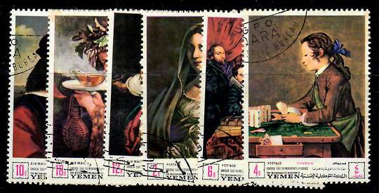 YEMEN 1968 Save the Monuments of Florence. Set of 6. - 23489 - FU