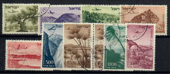 ISRAEL 1953 Air. Set of 9. - 23494 - VFU