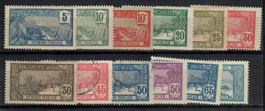 GUADELOUPE 1922 Definitives. Set of 12. - 23711 - Mixed