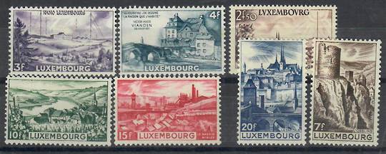 LUXEMBOURG 1948 Tourism. Set of 7. - 23745 - Mint