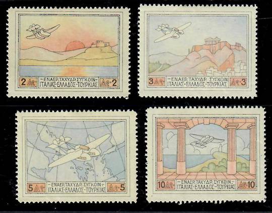 GREECE 1926 Aeroespresso. Set of 4. - 23754 - LHM