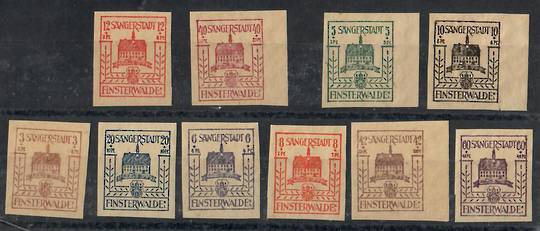 Cinderellas GERMANY or SCANDINAVIA Set or part set of 10. Amazing. - 23815 - Cinderellas