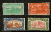 NEW ZEALAND 1906 Christchurch Exhibition. Set of 4. Looks good from the front but hinge remains or other gum defects. No toning
