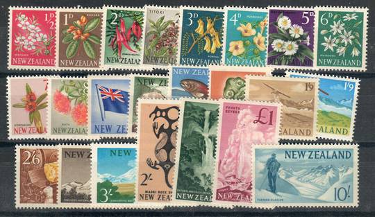 NEW ZEALAND 1960 Pictorials. Set of 23. - 24053 - UHM