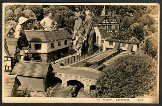 BEKONSCOT  The Station Real Photograph - 240557 - Postcard