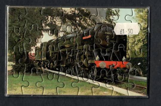 BRITISH RAIL Standard Class #70013 (preserved) Jigsaw puzzle the size of a postcard. - 240563 - Postcard