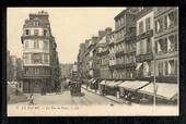 Postcard of Rue de Paris Le Havre. Tram prominent. - 240676 - Postcard