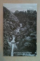 Real Photograph of Devil Bridge Hotel and Cascade Rheidol Valley. - 242573 - Postcard
