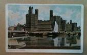 Coloured postcard of Carnarvon Castle. - 242615 - Postcard