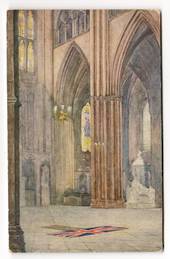 Painting 1921 by Mrs Hubert Humphries of the Tomb of the Unknown Warrior Westminster Abbey. - 242718 - Postcard