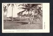 SAMOA Early Undivided Postcard of Native Village Mulinau. - 243811 - Postcard