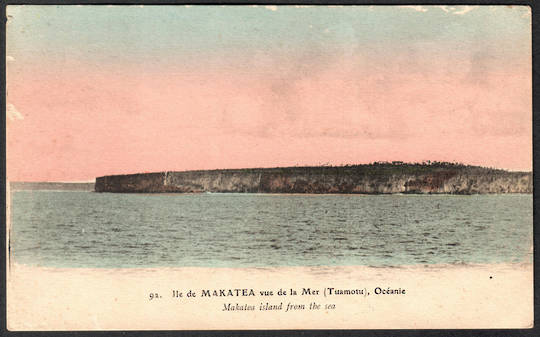 Coloured Postcard. Ile de Makatea. Vue de la mare. - 243830 - Postcard