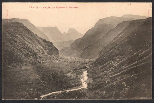 Postcard. Tahiti Vallee du Punaru a Punavia. Perfect condition. - 243831 - Postcard