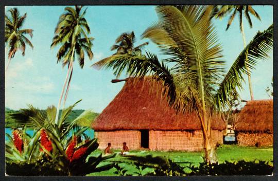 FIJI Coloured Postcard of Bure. - 243847 - Postcard