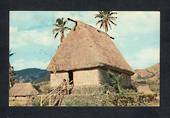FIJI Coloured Postcard of Chief's House. - 243849 - Postcard