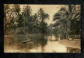 SAMOA Real Photograph of River Scene. - 243890 - Postcard