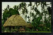 SAMOA Coloured Postcard of Western Samoan Village. - 243901 - Postcard