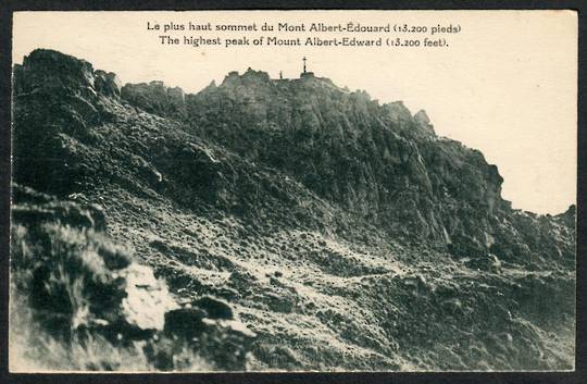PAPUA NEW GUINEA Postcard of The Highest Peak of Mount Albert-Edward. - 243912 - Postcard