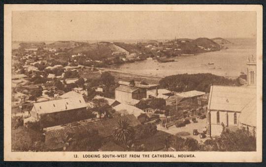 NOUMEEA View from the Cathedral. Sepia Postcard. - 243915 - Postcard