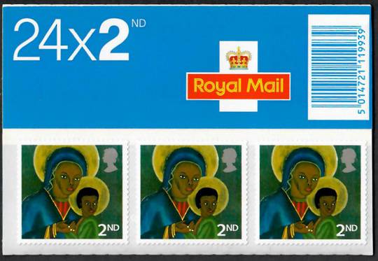 GREAT BRITAIN 2005 Christmas. Booklet containing 24 self adhesive 2nd Class. - 24406 - Booklet