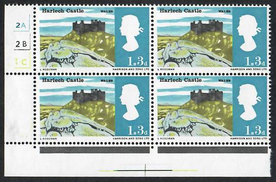 GREAT BRITAIN 1966 Landscapes. Set of 4 in plate blocks of 4. - 24432 - UHM