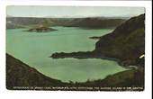 Coloured postcard of Green Lake Rotokakahi with Motokawa the Sacred Island. - 245911 - Postcard