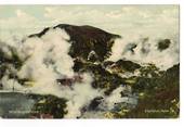 Coloured postcard of Whakarewarewa. - 245927 - Postcard