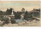 Coloured postcard of Kiosk Sanatorium Grounds Rotorua. - 245928 - Postcard