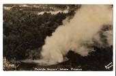 Real Photograph by Jensen of Purenga Geyser Rotorua. - 245937 - Postcard