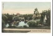 Coloured postcard of Sanitorium Grounds Rotorua. - 245953 - Postcard