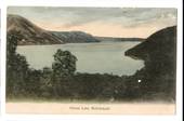 Coloured postcard of Green Lake Rotokakahi. - 245955 - Postcard