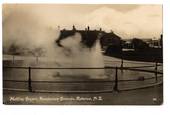 Real Photograph published by Tanner of Malfroy Geyser Sanatorium Grounds Rotorua. - 245957 - Postcard