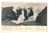 Early Undivided Postcard of Waimangu Geyser in eruption. - 246056 - Postcard