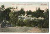 Coloured Postcard by Muir & Moodie of Sanatorium Grounds Rotorua. - 246065 - Postcard