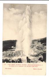 Postcard by Muir & Moodie of The Great Wairoa Geyser Whakarewarewa. - 246067 - Postcard