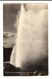 Real Photograph by Blencowe of Pohutu Geyser Whakarewarewa. - 246074 - Postcard