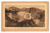 Sepia Postcard of Top Crater Mount Tarawera. - 246091 - Postcard