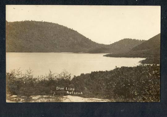 Real Photograph of Blue Lake. - 246095 - Postcard