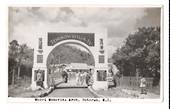 Real Photograph by N S Seaward of  Maori Memorial Arch Rotorua. - 246114 - Postcard