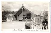 Real Photograph by N S Seaward of Maori Meetinghouse Rotorua. - 246116 - Postcard
