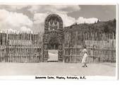 Real Photograph by N S Seaward of Reserve Gate Whakarewarewa Rotorua. - 246119 - Postcard