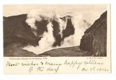 Early Undivided Postcard (1904) of Waimangu Geyser in eruption. NEW ZEALAND Postmark Wellington SEATOUN. A Class cancel. - 24614