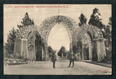 Postcard by Muir and Moodie of Duchess Arch Sanitorium Grounds Rotorua. Minor silverfish damage. - 246162 - Postcard