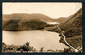 Real Photograph of Green and Blue Lakes. Adhesion on the reverse. - 246180 - Postcard