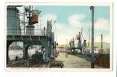 Coloured postcard of Glasgow Wharf Wellington. - 247391 - Postcard