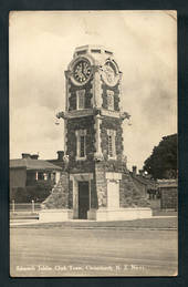 Real Photograph of Edmonds Jubilee Clock Tower Christchurch. - 248301 - Postcard