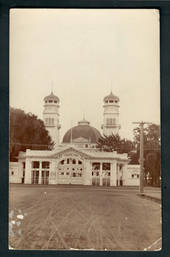 NEW ZEALAND Real Photograph of Entrance Christchurch Exhibition. - 248307 - Postcard